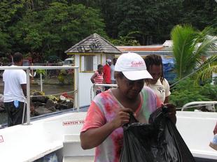 Image #24 - Hurricane Tomas Relief Effort (Leaving port Castries)